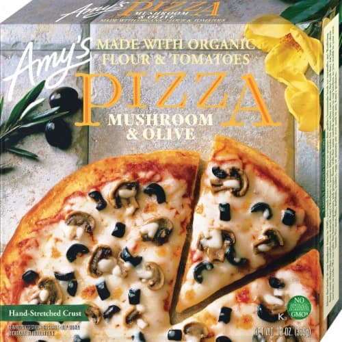 Amy'S Mushroom & Olive  Pizza