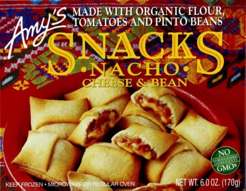 Amy'S Snacks Nacho Cheese & Bean