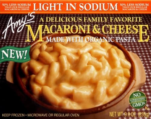 Amy'S Macaroni And Cheese Low Sodium