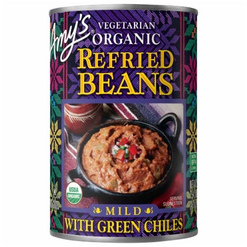 Amy'S Refried Beans With Green Chiles