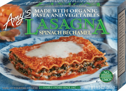 Amys Lasagna, Spinach Bechamel