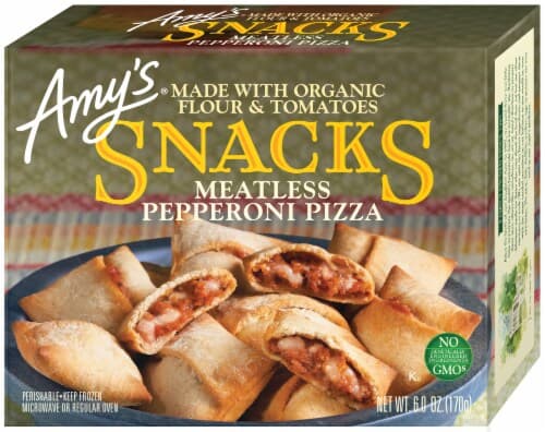 Amy'S Meatless Pepperoni Pizza Snacks