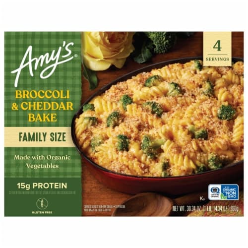 Amy'S Family Sized Broccoli & Cheddar Bake