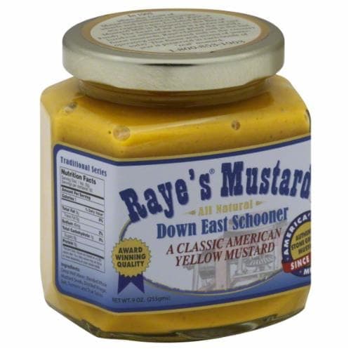 Raye'S Down East Schooner Classic American Yellow Mustard