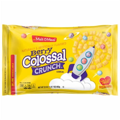 Malt-O-Meal Berry Colossal Crunch Bag Cereal