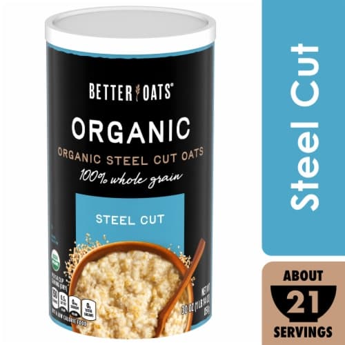 Better Oats Organic Whole Grain Steel Cut Oats
