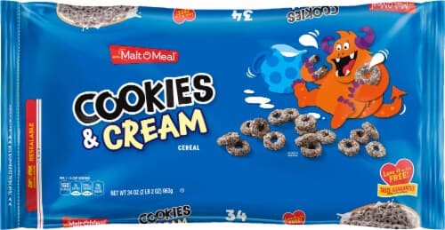 Malt O Meal Cereal, Cookies & Cream, Super Size