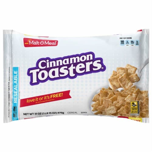 Malt O Meal Cinnamon Toasters Cereal. Zip Pak