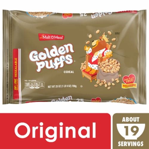 Malt O Meal Golden Puffs Bag Cereal