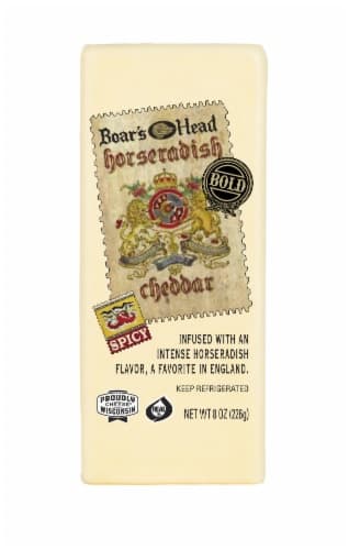Boars Head Cheese Horseradish Cheddar Spicy