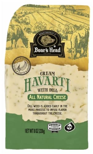 Boars Head Cheese Pre Cut Havarti Dill