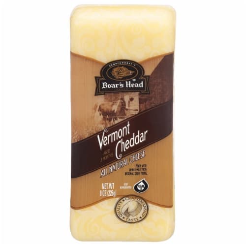 Boars Head Cheese Cheddar Vermont White Pre Cut