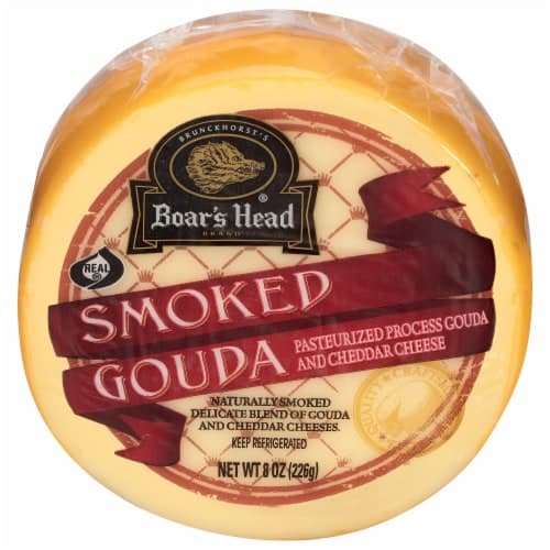 Boars Head Cheese Pre Cut Gouda Smoked