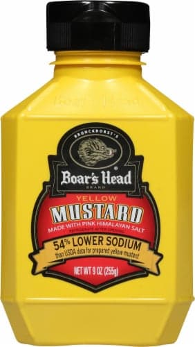 Boars Head Mustard Yellow Low Sodium