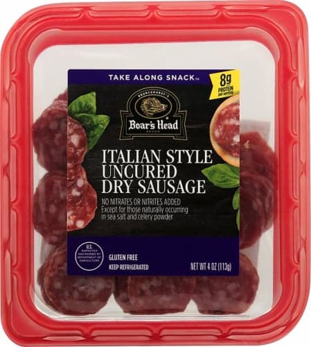 Boars Head Sliced Italian Dry Sausage Snack Tray