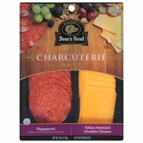 Boars Head Bh Charcuterie Pepperoni And Vermont Cheddar Duo