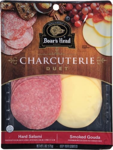 Boar'S Head Hard Salami And Smoked Gouda Charcuterie Duet Tray