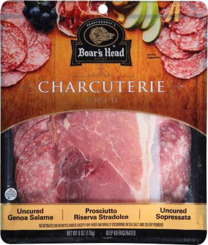 Boars Head Uncured Genoa Salame Prosciutto Riserva Stradolce