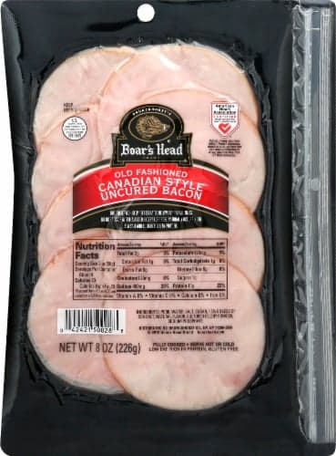 Boar'S Head Old Fashioned Canadian Style Bacon