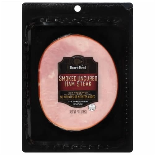 Boars Head Ham Steak Black Tray