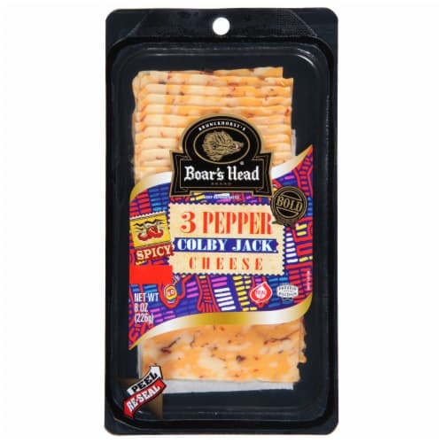 Boar'S Head 3 Pepper Colby Jack Cheese