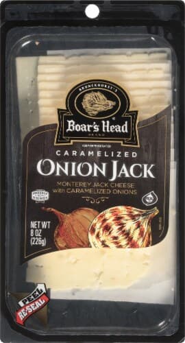 Boars Head Pre Sliced Caramelized Onion Jack Cheese