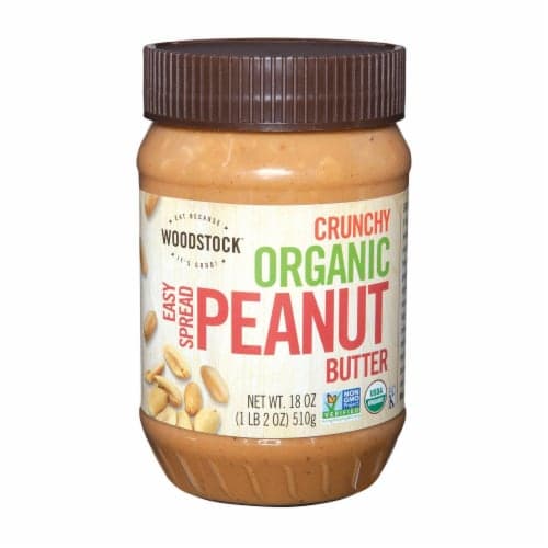 Woodstock Organic Crunchy And Salted Peanut Butter