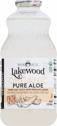 Lakewood Organic Juice Fresh Pressed Gmo Free Pure Aloe