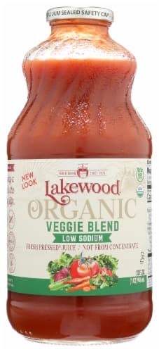 Lakewood Organic Low Sodium Super Veggie Juice
