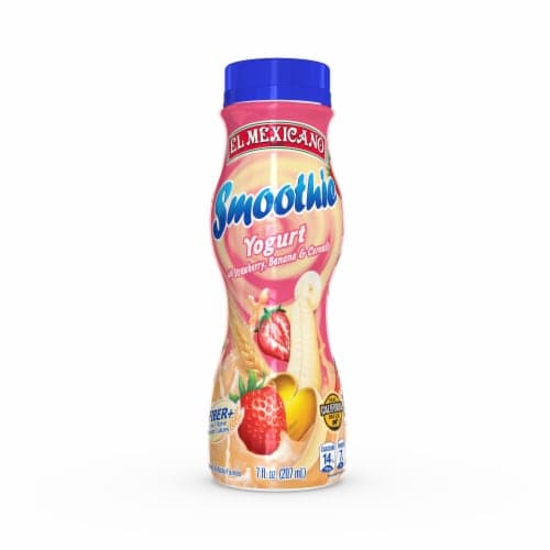 El Mexicano Strawberry Banana & Cereal Yogurt Smoothie