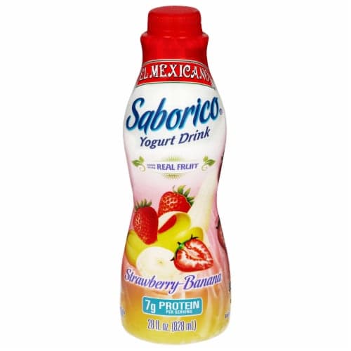 El Mexicano Saborico Strawberry Banana Yogurt Drink