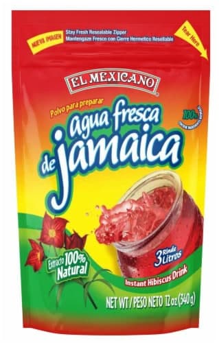 El Mexicano Aqua Fresca De Jamaica Instant Hibiscus Drink Mix