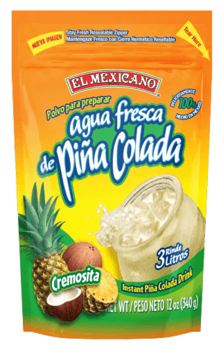 El Mexicano Agua Fresca Pina Colada Drink Mix