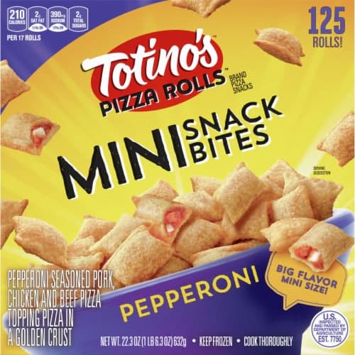 Totinos Pizza Rolls, Pepperoni, Snack Bites, Mini