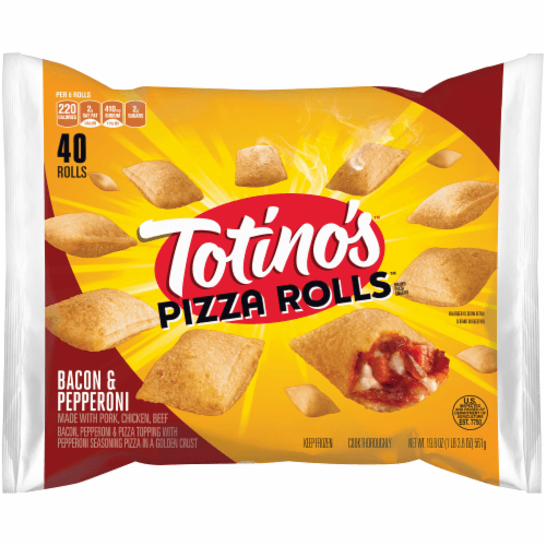 Totino'S Pizza Rolls Bacon & Pepperoni Bag