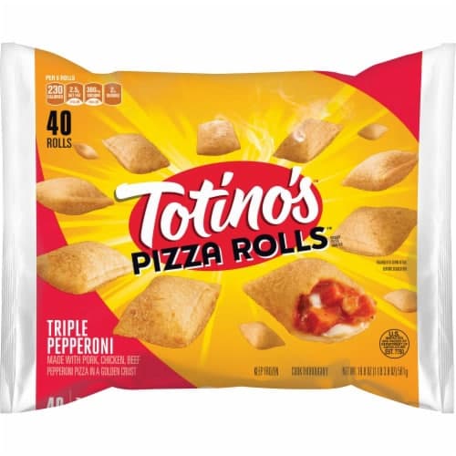 Totino'S Pizza Rolls Triple Pepperoni Bag
