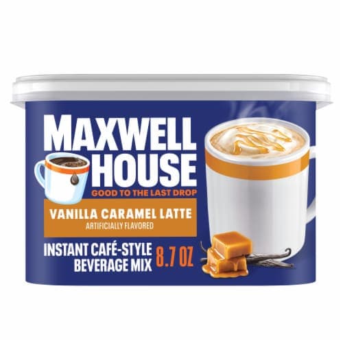 Maxwell House International Vanilla Caramel Latte Cafe Style Instant Coffee Mix