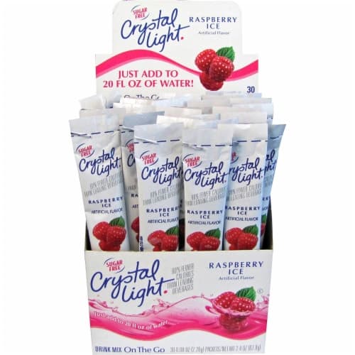 Kraft On-The-Go Mix Sticks . 30/Bx Raspberry Ice 