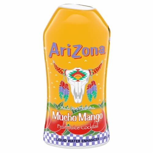Arizona Mucho Mango Fruit Juice Cocktail Naturally Flavored Liquid Water Enhancer