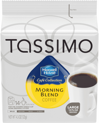 Tassimo Maxwell House Morning Blend Mild Roast Coffee T Discs