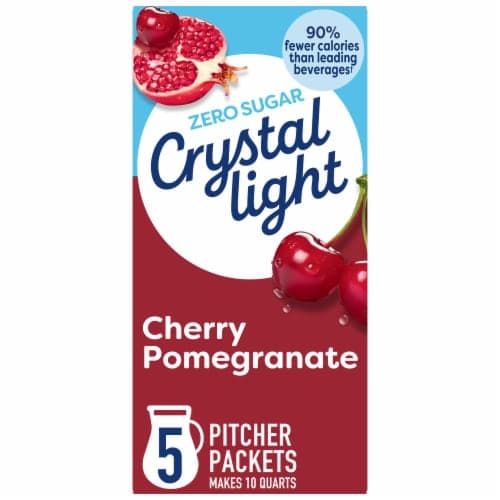 Crystal Light Cherry Pomegranate Naturally Flavored Powdered Drink Mix Pitcher