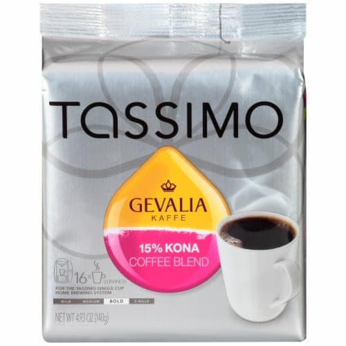 Tassimo Gevalia 15% Kona Coffee Blend T Discs