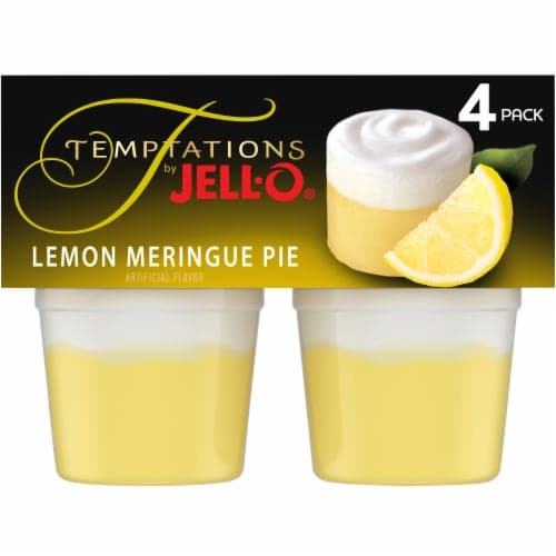 Jell-O Temptations Lemon Meringue Ready To Eat Pie Snack