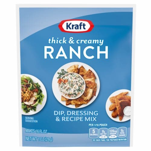 Kraft Dip, Dressing & Recipe Mix, Thick & Creamy Ranch