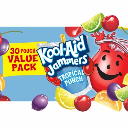 Kool-Aid Jammers Tropical Punch Drink Value Pack Pouches