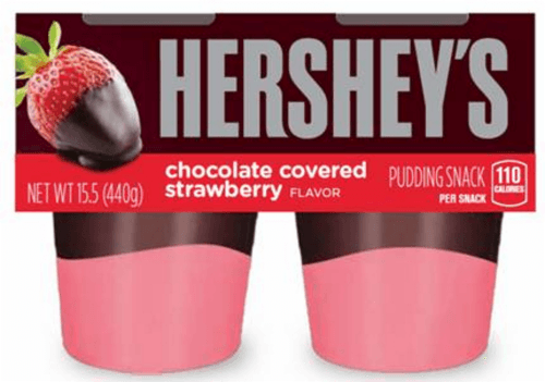 Hersheys Pudding, Chocolate Covered Strawberry