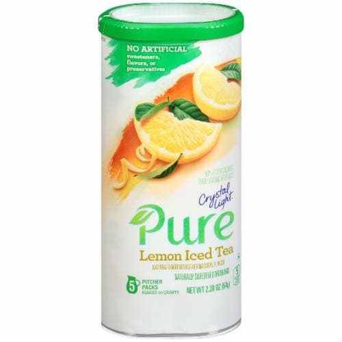 Crystal Light Pure Lemon Iced Tea Powdered Drink Mix