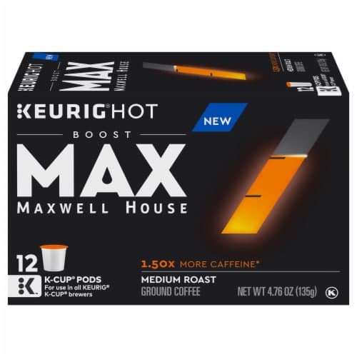 Maxwell House Coffee, Ground, Medium Roast, Boost Max, K