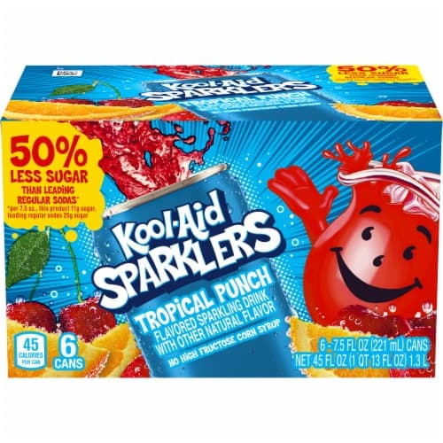 Kool-Aid Sparklers Tropical Punch Flavored Sparkling Drink