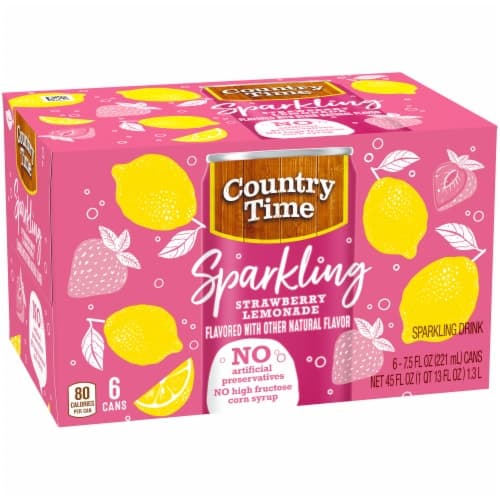 Country Time Sparkling, Strawberry Lemonade